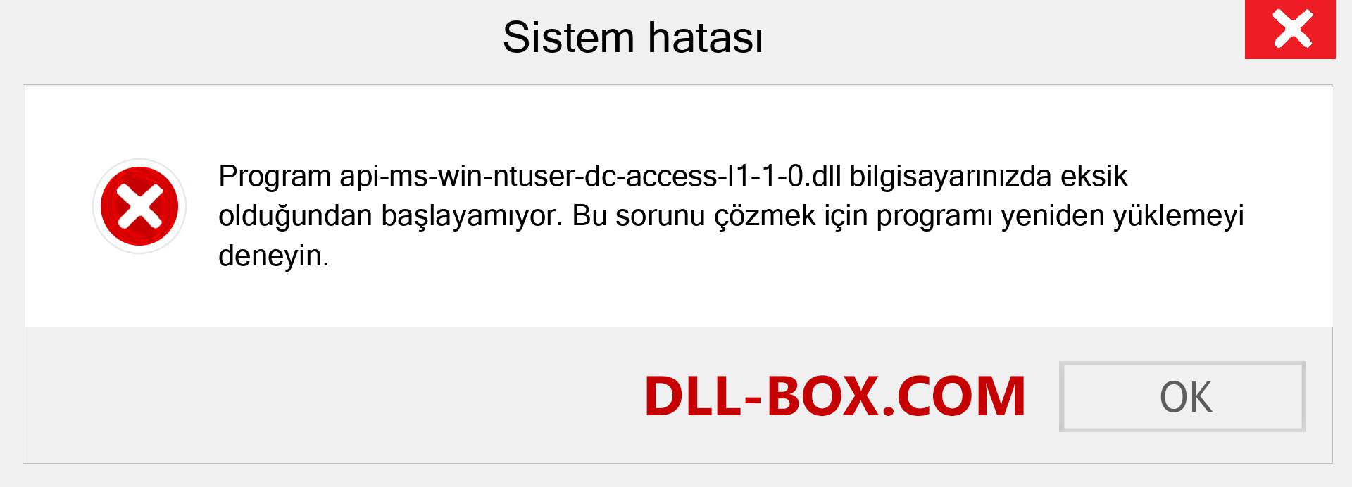 api-ms-win-ntuser-dc-access-l1-1-0.dll dosyası eksik mi? Windows 7, 8, 10 için İndirin - Windows'ta api-ms-win-ntuser-dc-access-l1-1-0 dll Eksik Hatasını Düzeltin, fotoğraflar, resimler